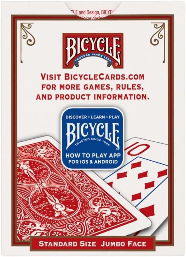 Bicycle Playing Cards, Jumbo Index,