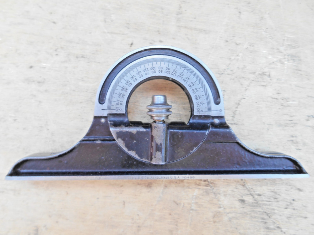 STARRETT 490 PROTRACTOR HEAD FOR 12" COMBINATION SQUARE