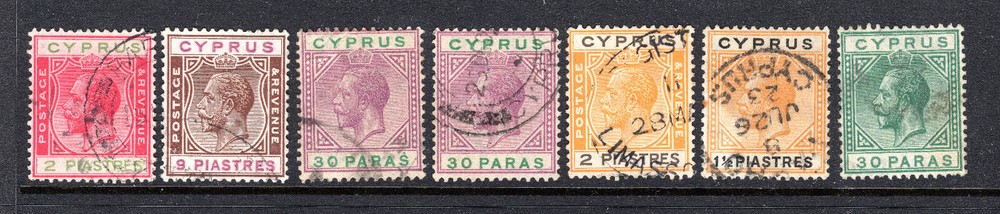 CYPRUS KGV Stamp Lot A
