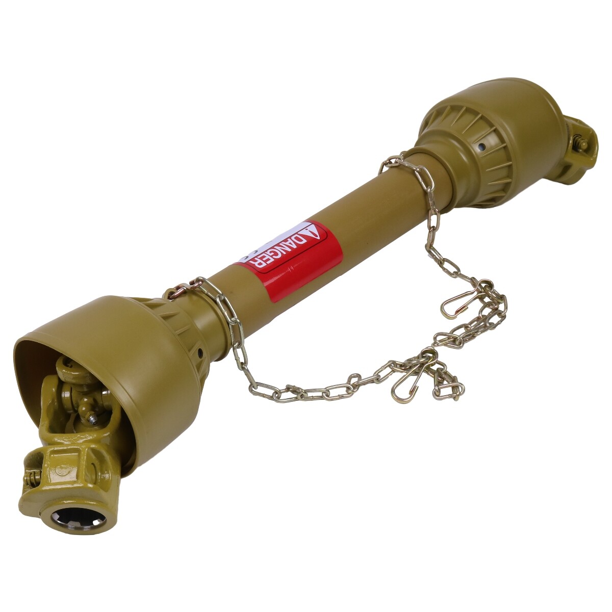 New Pto Drive Shaft 1-3/8" 6 Spline Ends Round End T1 27"-35" For Tractor