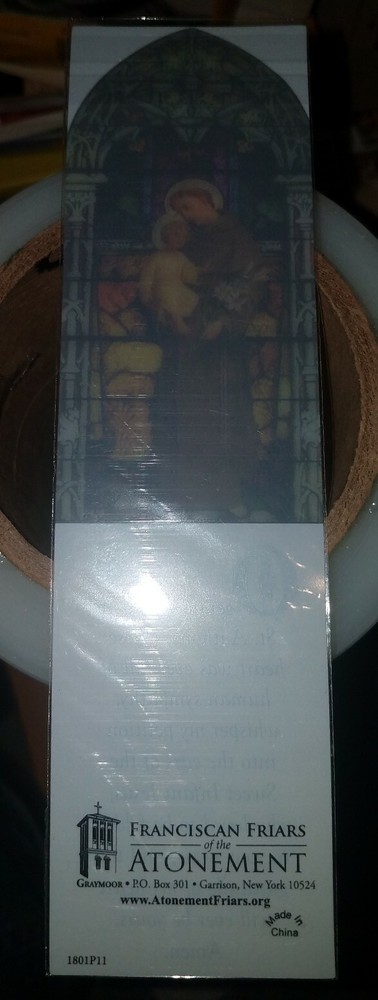 Christian Bookmark St. Anthony [New]