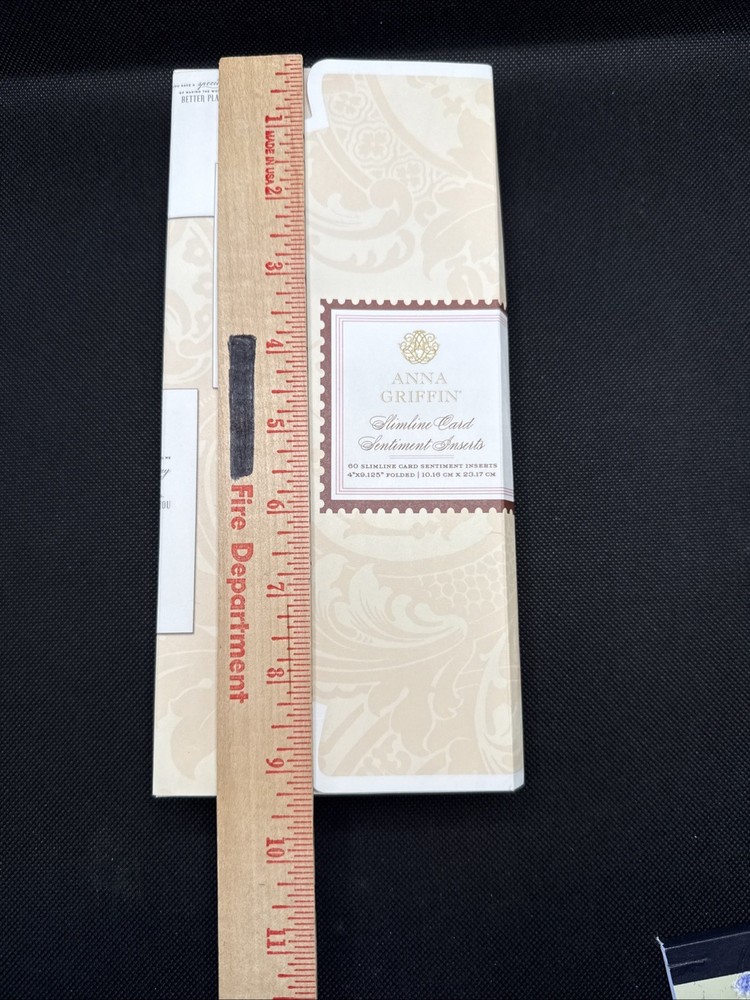 Anna Griffin Slimline Card Sentiment Inserts set 60 Pieces NEW