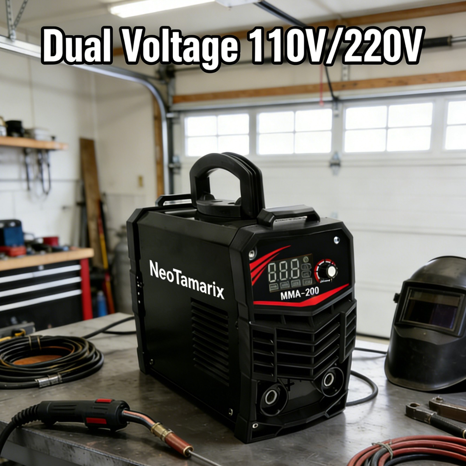 200A Stick Welder 110V-220V Portable ARC Welding Machine Digital Display & IGBT