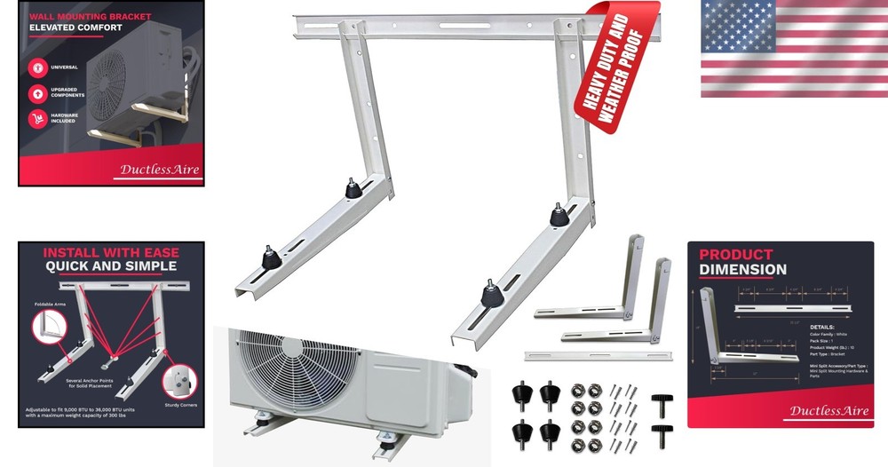 Mini Split Wall Bracket - Outdoor Mounting Solution