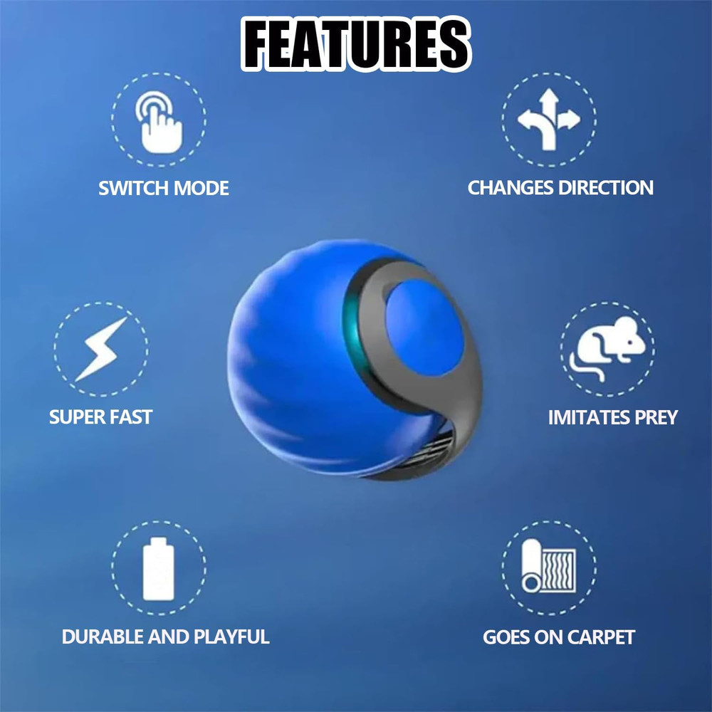 Smart Interactive Cat Toy,2025 New Generation Interactive Cats Toys,Interactive