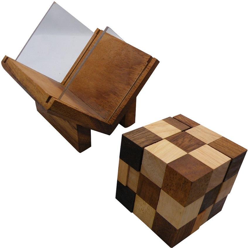Complex Cube - Brain Teaser Wooden Puzzle