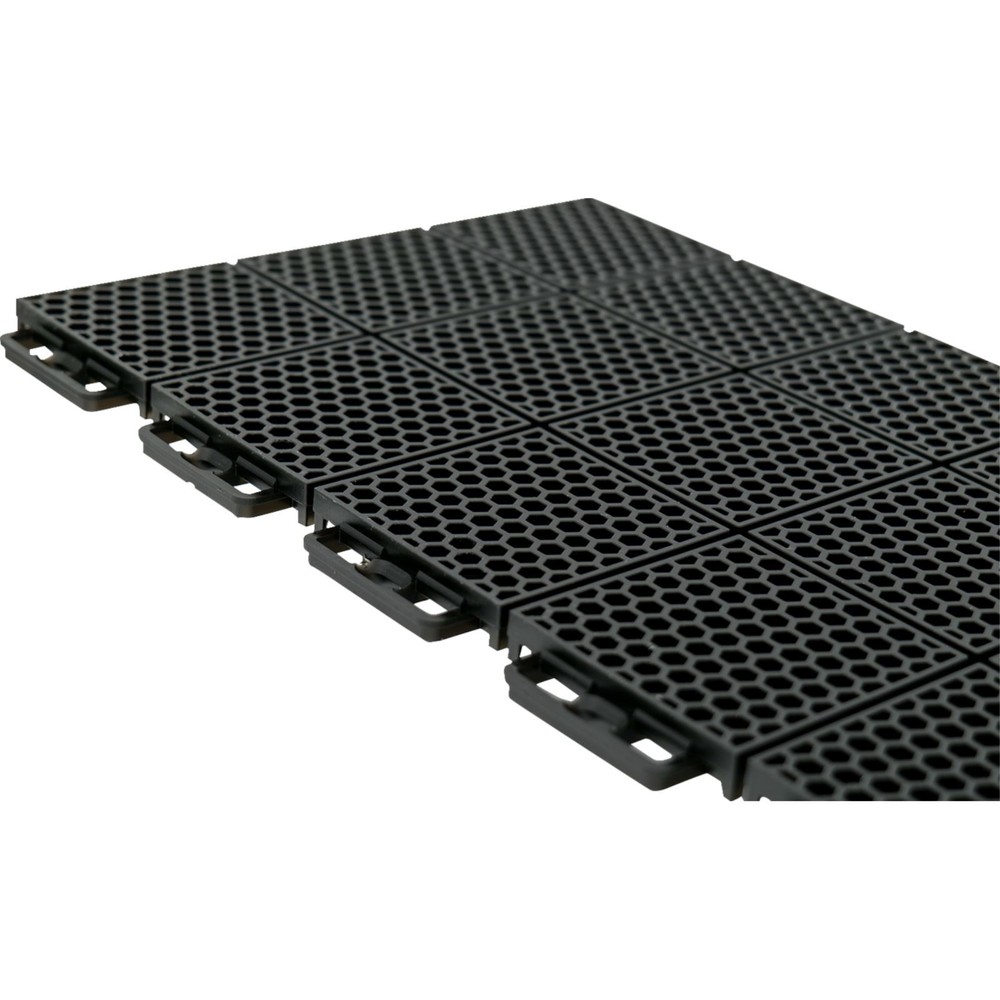 Caliber Protech Flooring - Smooth - 8/Piece - Black 13610-1