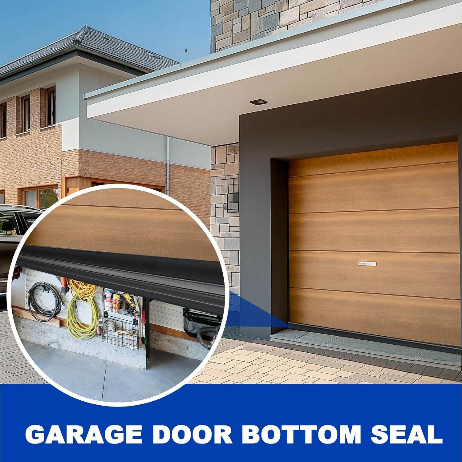 Garage Door Seals Bottom Rubber Weather Stripping 10Ft T-end