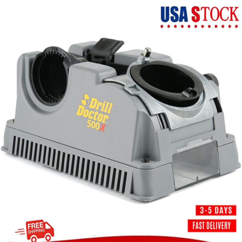 DD500X Electric Carbide Drill Bit Sharpener 135 Degrees Sharpening Tool US NEW