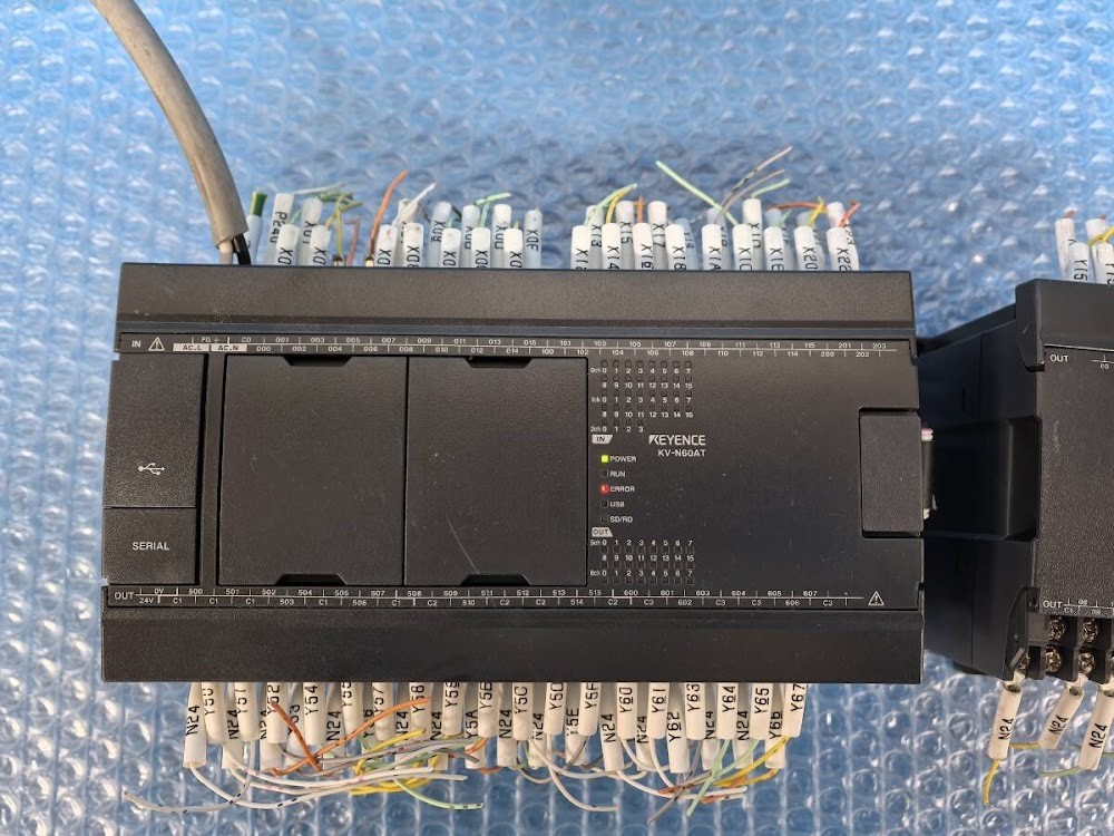 KEYENCE KV-N60AT KV-N16ET Programmable Logic Controller PLC TESTED USED