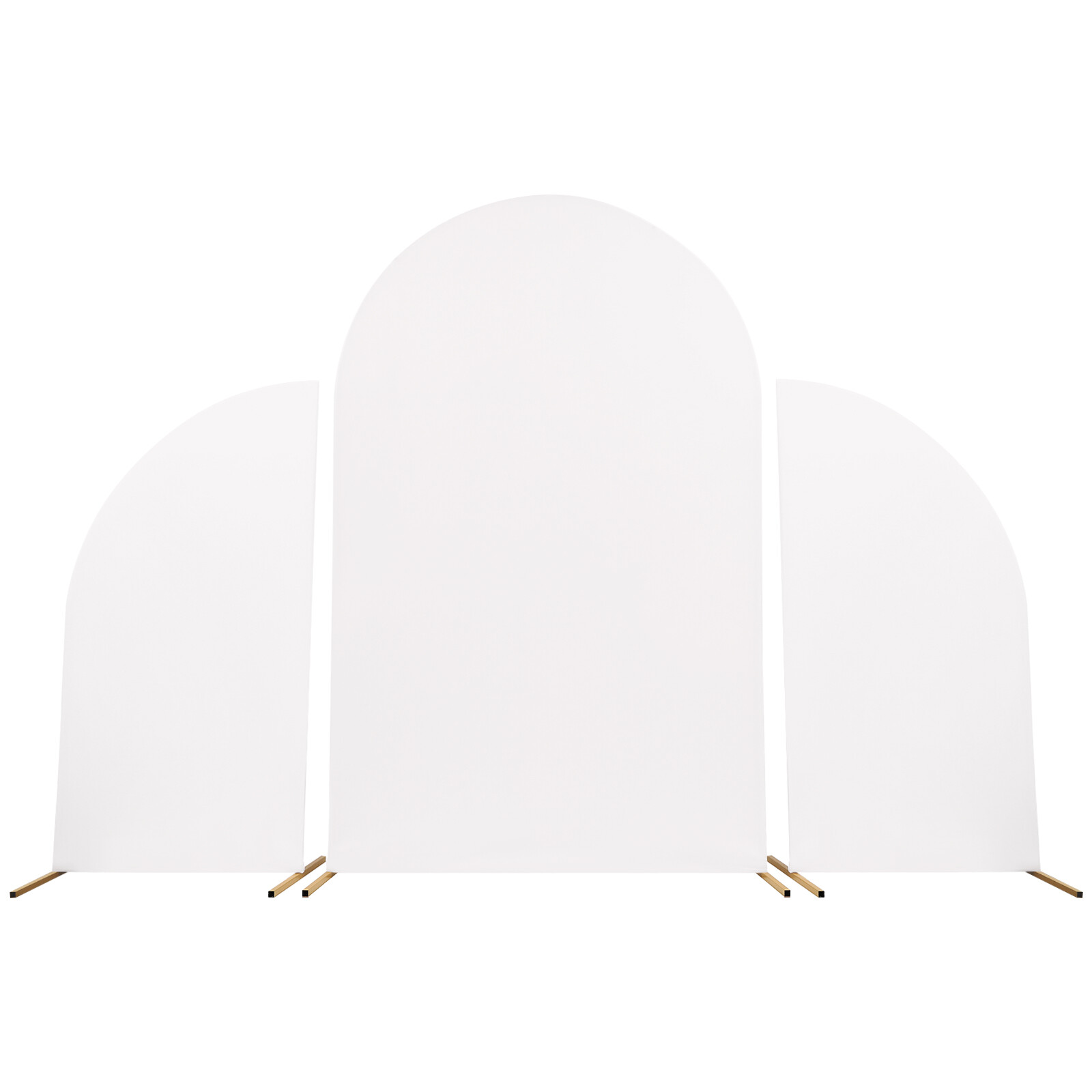 Metal Wedding Stand Backdrop Rack DIY Party Arch Flower Holder with Fabric Cover