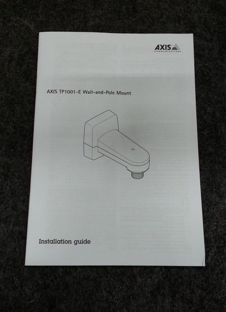 AXIS COMMUNICATIONS TP1001-E Wall/Pole Mount White For Axis Fixed Dome Cameras