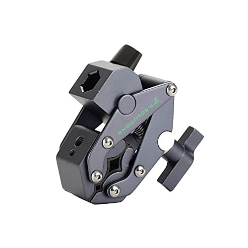 Savior Clamp With Socket, Articulated Jaws, Hexagonal Socket for 5/8" Pins,