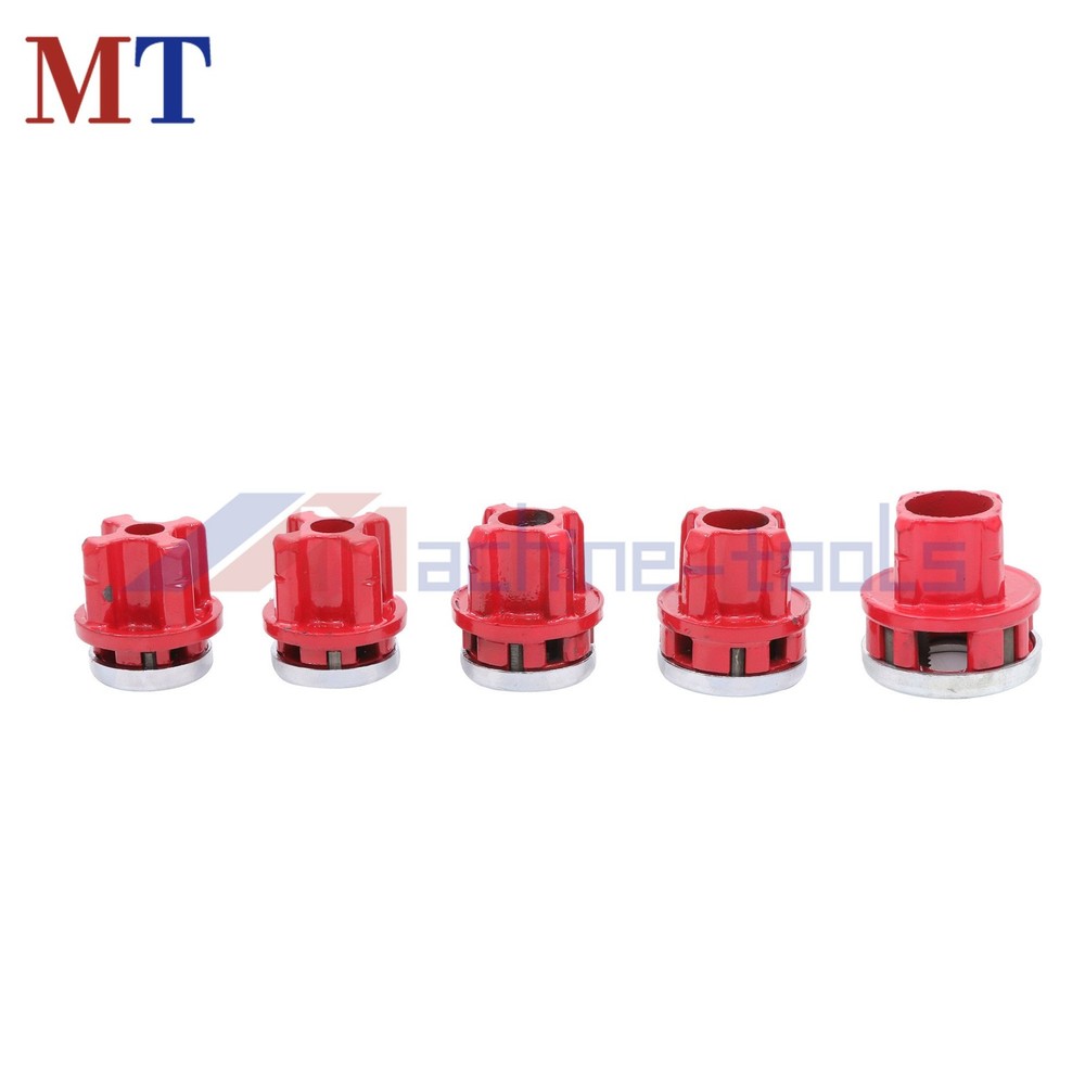 Ratcheting Pipe Threading Tool Set Ratchet Pipe Threader Kit W/ 6 Dies Kit