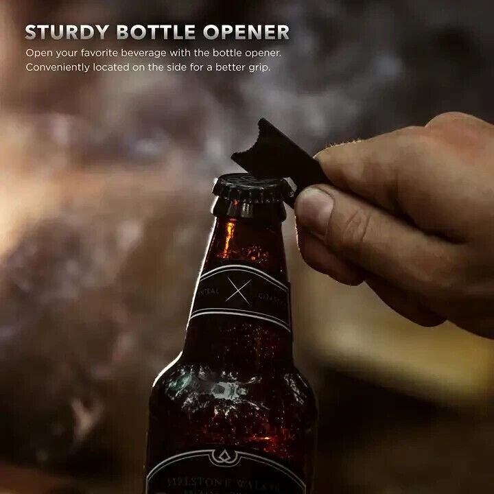 HUGE 5 x 1/2" FERRO ROD Fire Starter Survival Striker Flint + Emergency Paracord