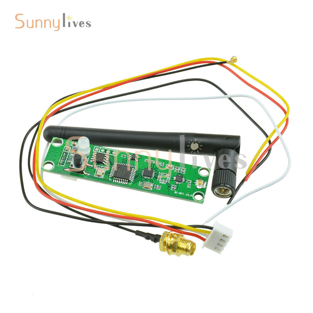 Wireless DMX512 PCB Modules Board LED Controller Transmitter Receiver w/Antenna