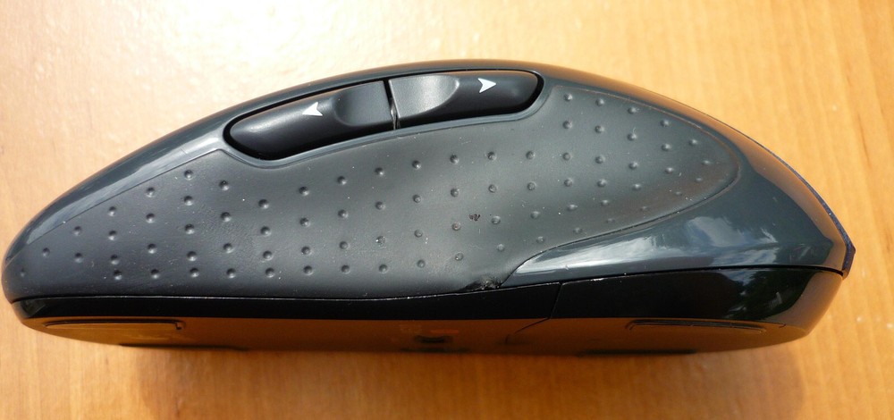 Logitech M510 Wireless LASER Mouse Metallic Blue & Light Gray +Unifying Receiver