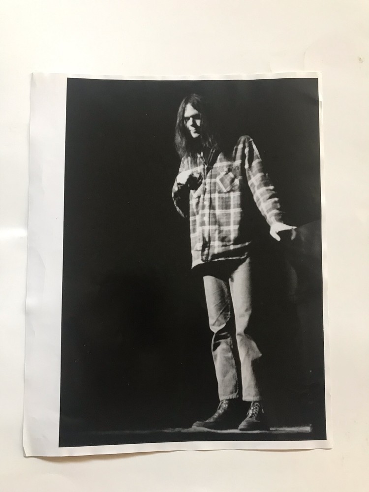 NEIL YOUNG  11x14 photo with a negative
