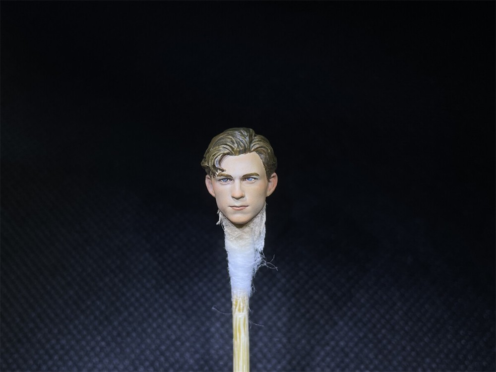 Painted 1/18 Tom Holland Peter Parker Head Sculpt Fit 3.75'' Action Figure