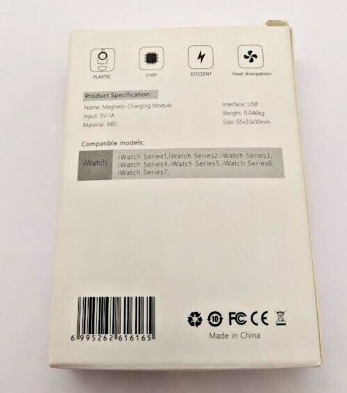 Magnetic Charging Module for Apple Watch (Input 5v-1A, USB Charge)