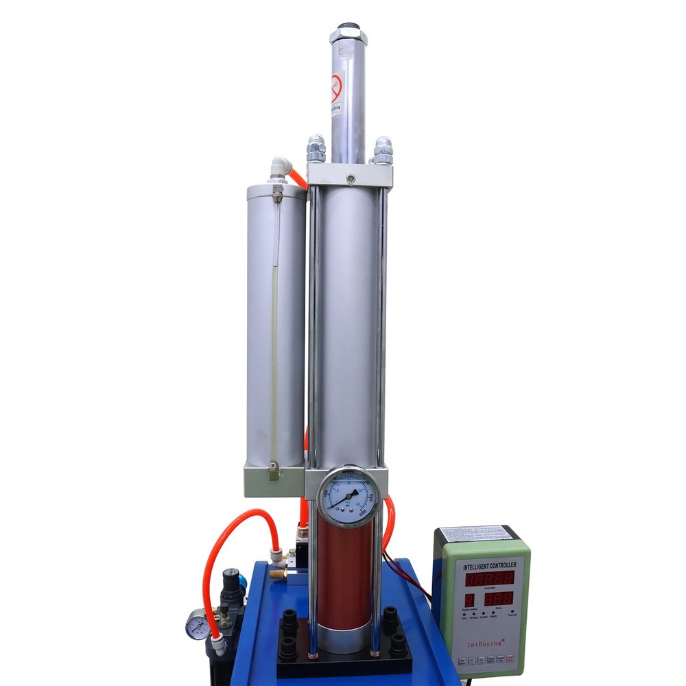 110V Double Button Pneumatic Punch Press Machine 6613lb/3000kg with Controller