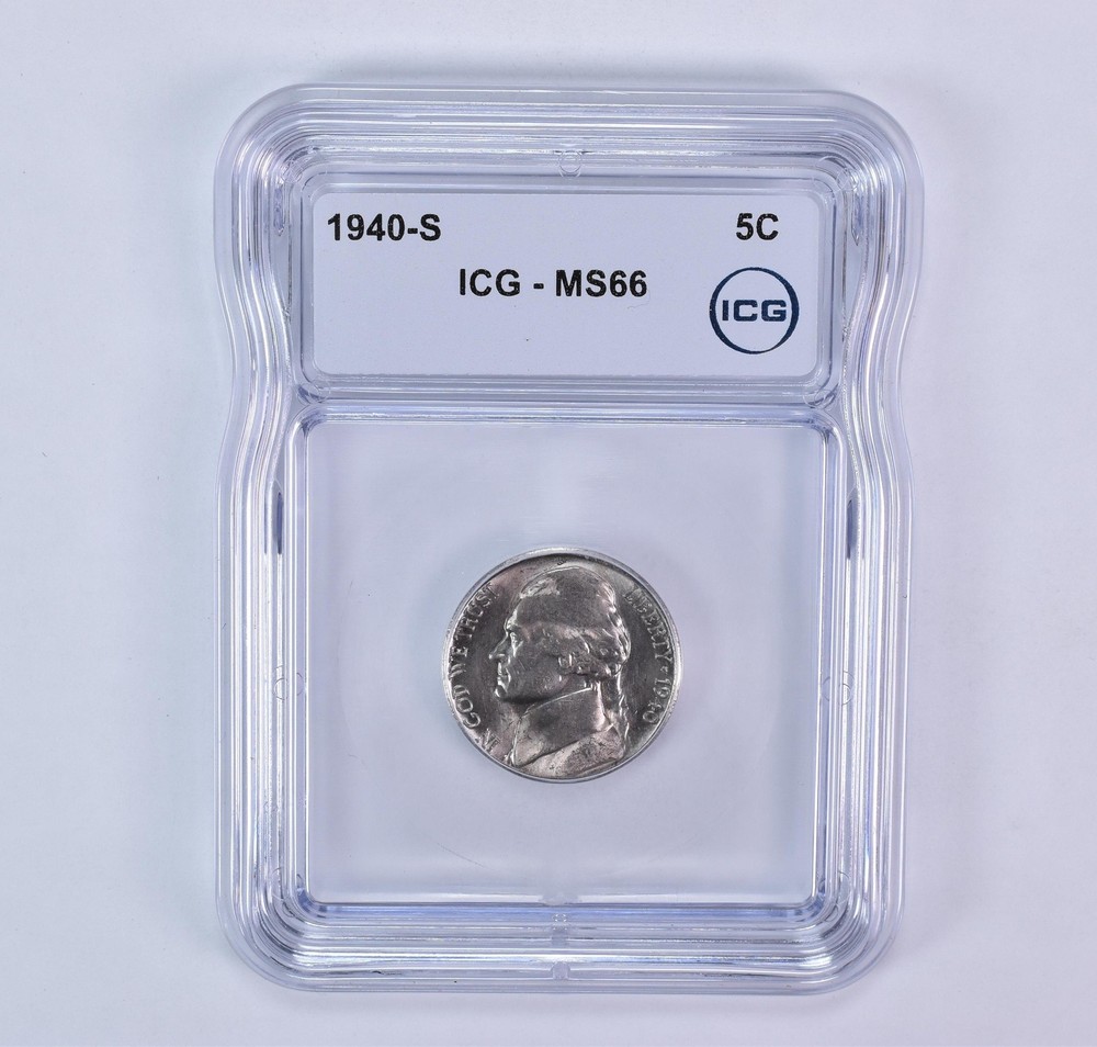 1940-S Jefferson Nickel MS66 ICG