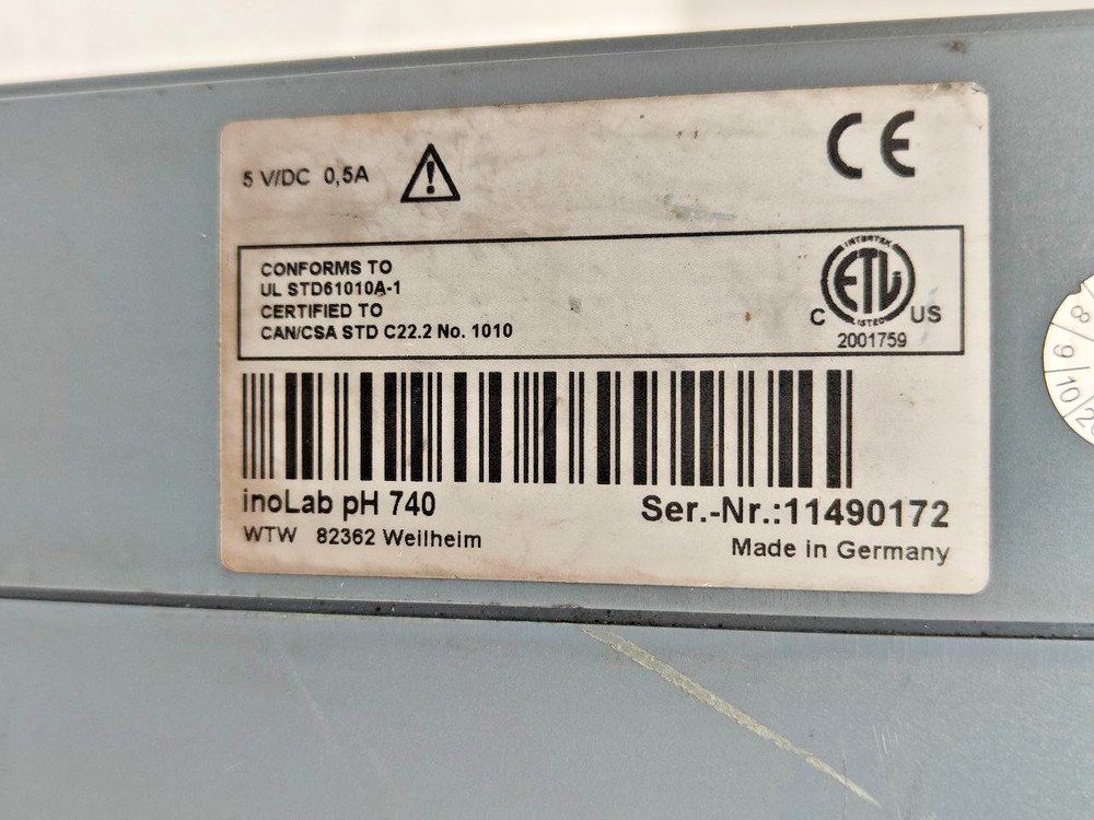 WTW Inolab pH 740 Meter
