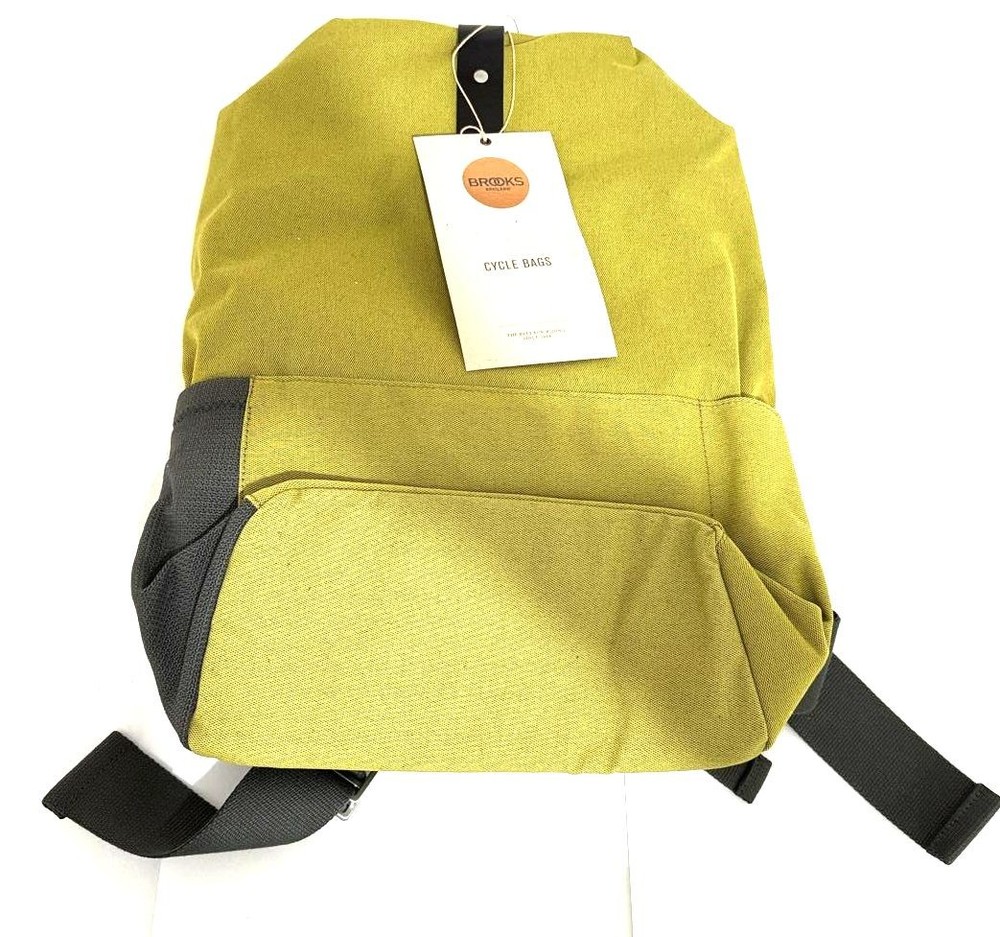 Brooks Dalston Utility Knapsack Backpack Medium Lime Fleck Bag New with Tags