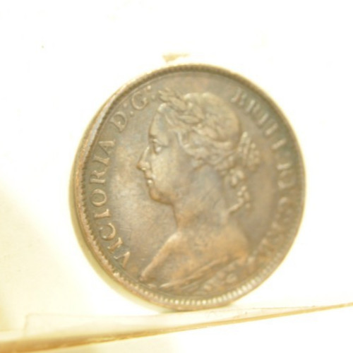 1885 Great Britain Farthing VF-XF [84-15]