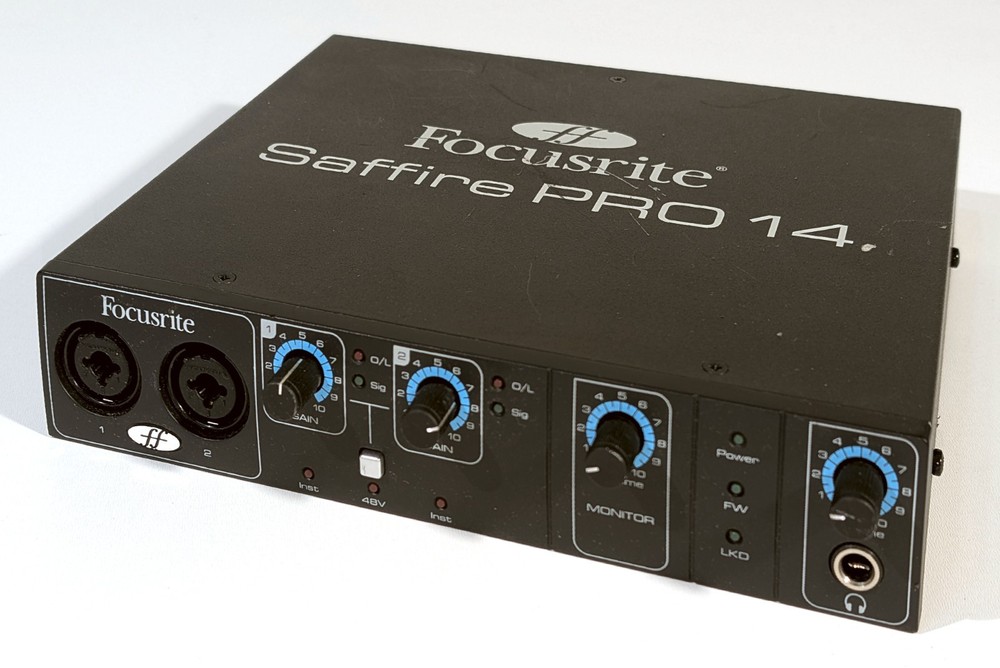 🔥【PRO TESTED】Focusrite Saffire Pro 14 Firewire Audio Interface! MIDI💥GUARANTY