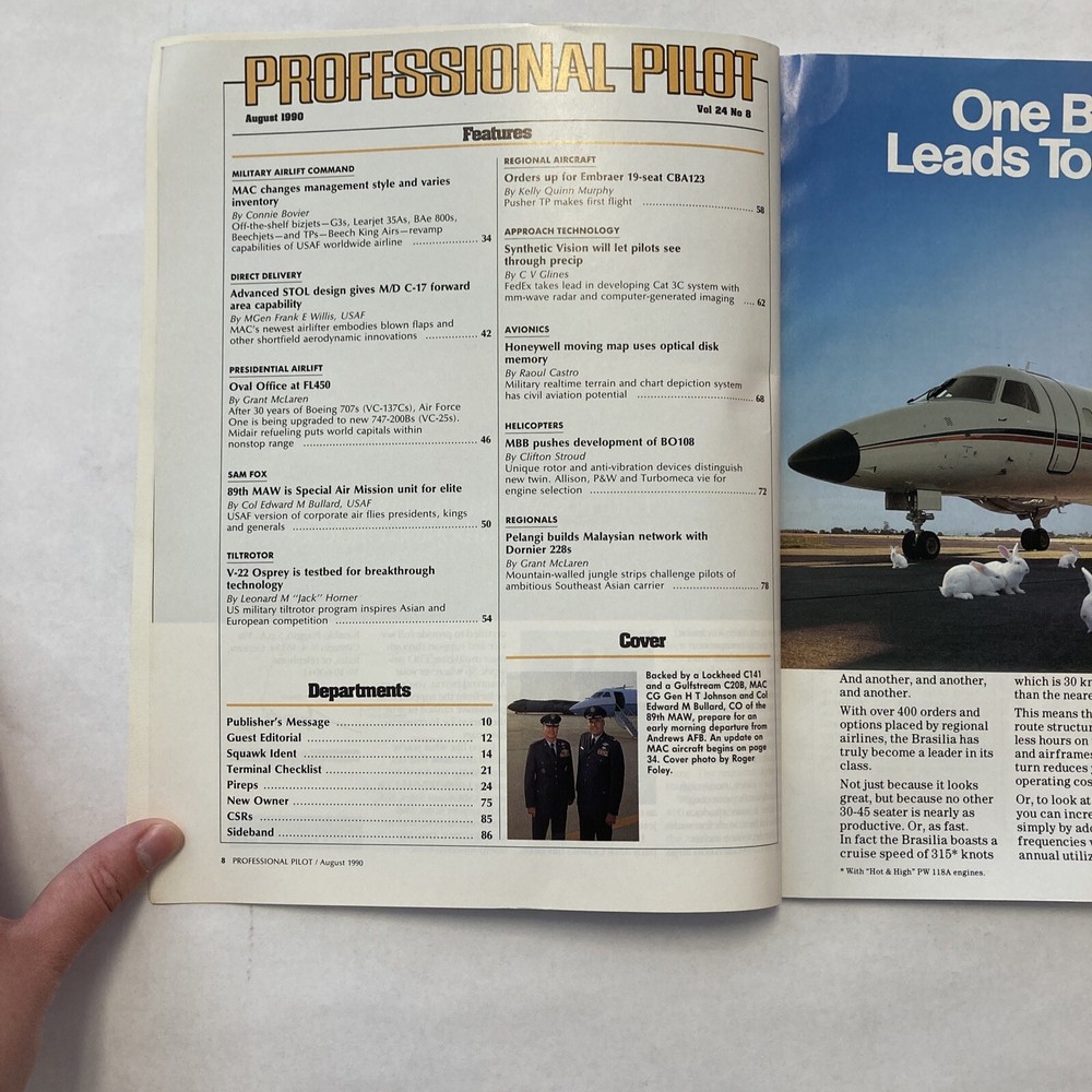 Professional Pilot - August 1990 Issue