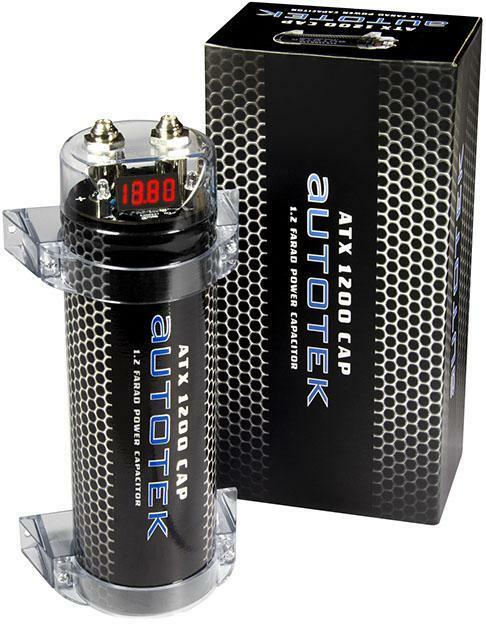 Autotek ATX1200CAP 1.2 Farad Buffer Capacitor Powercap