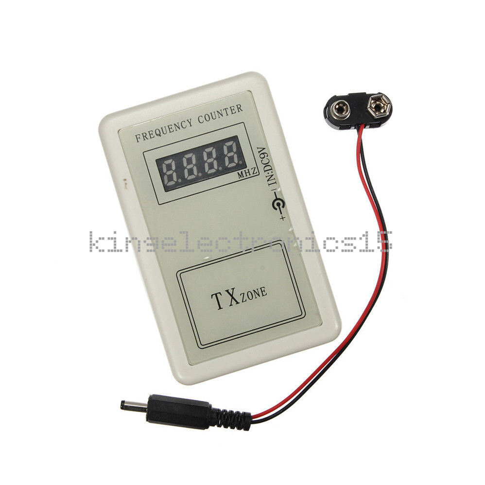 RF Frequency Detector Cymometer Meter Scanner Counter 250-450MHZ remote controll