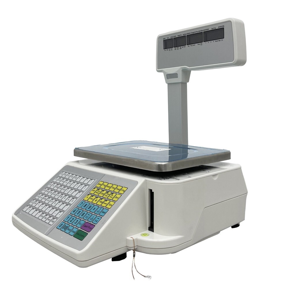 33LB Digital Price Computing Scale Food Label Printing Barcode Weighing Scale