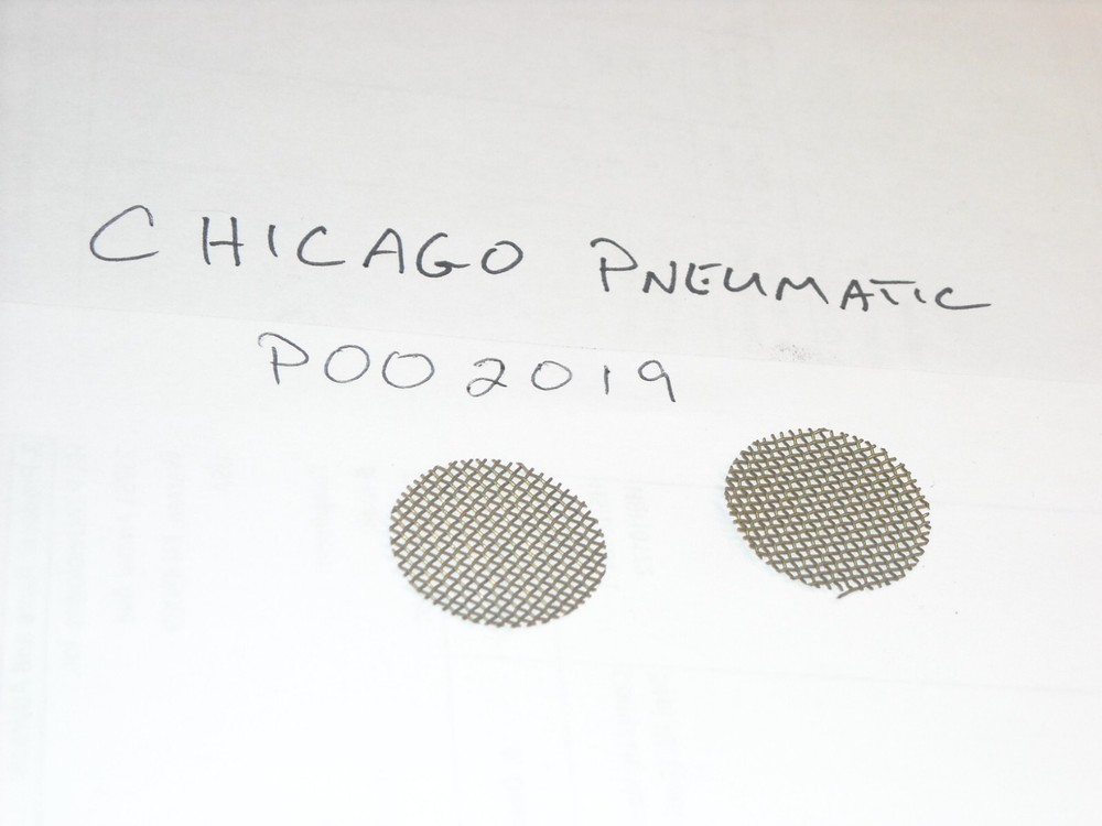 P002019 Chicago Pneumatic, Screen, 2pc, New Old Stock