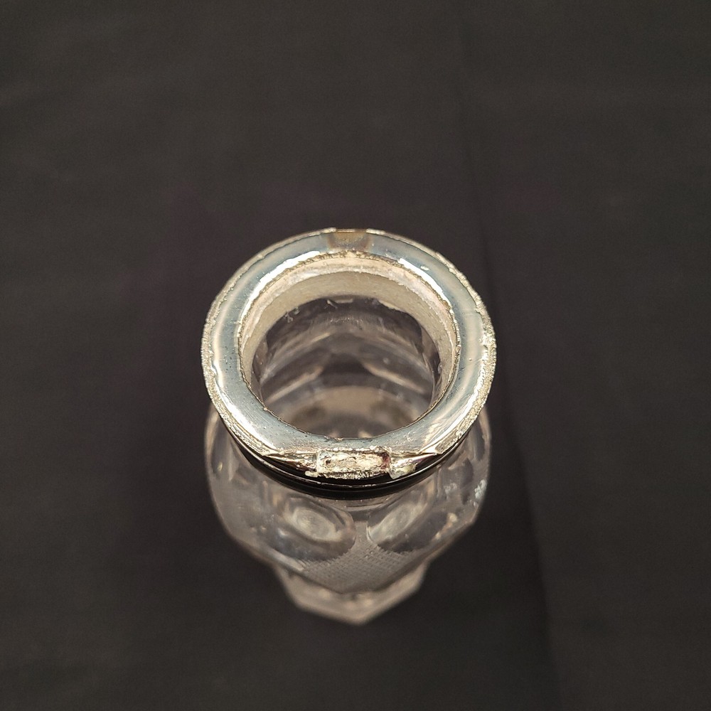 Antique Silver Plate Vine Pattern Castor Cruet Set