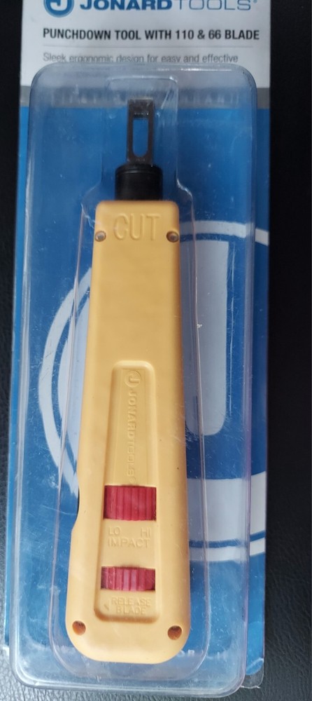 Jonard Tools Epd-91461 Punchdown Tool With 110 & 66 Blade NEW