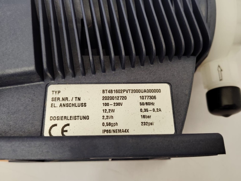 ProMinent BT4B1602PVT2000UA000000 Dosing Pump Beta/4