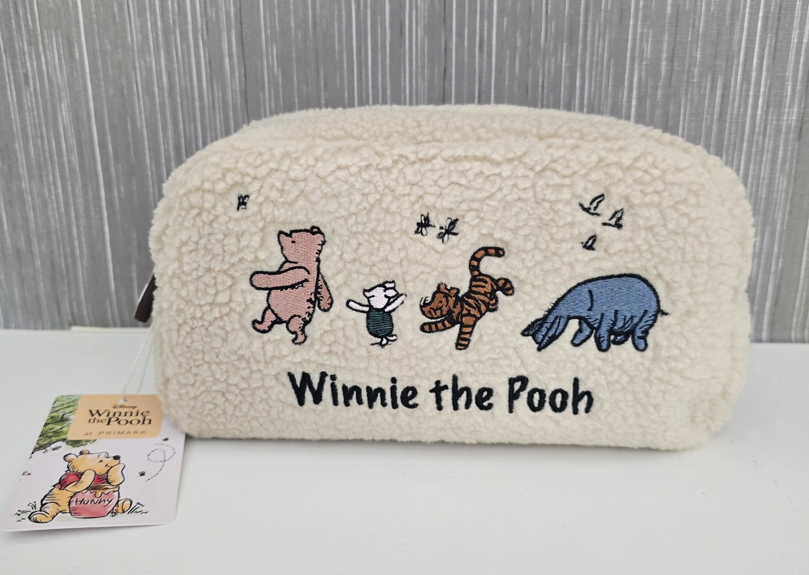 Disney Winnie The Pooh Fleece Makeup Bag NWT