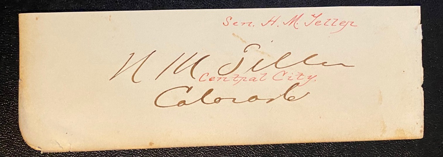 Confederate General John T. Morgan Signature & General Teller/Civil War