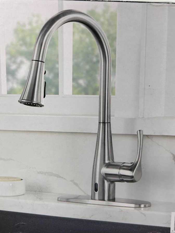 Glacier Bay Marcie Single-Handle Integrated Pull Down Touchless Kitchen Faucet