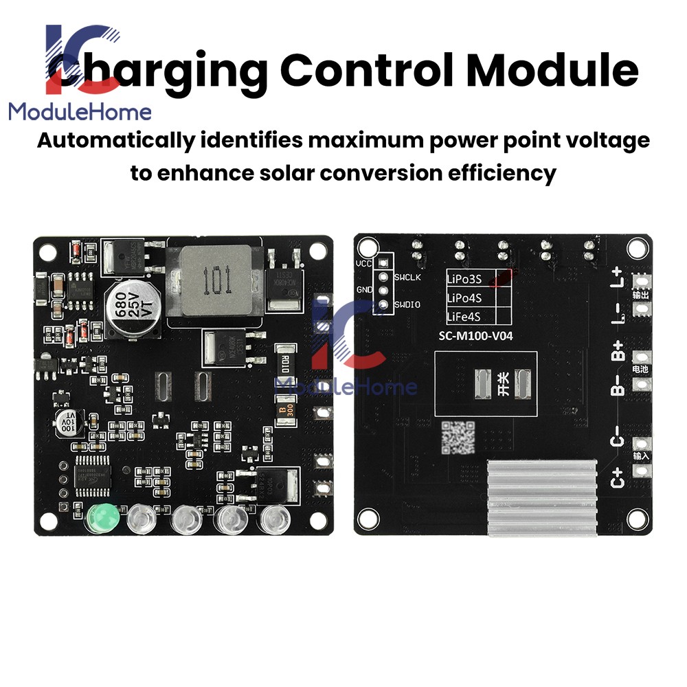 MPPT Solar Charging Control Module Energy Storage Solar Charge Controller 60/80W