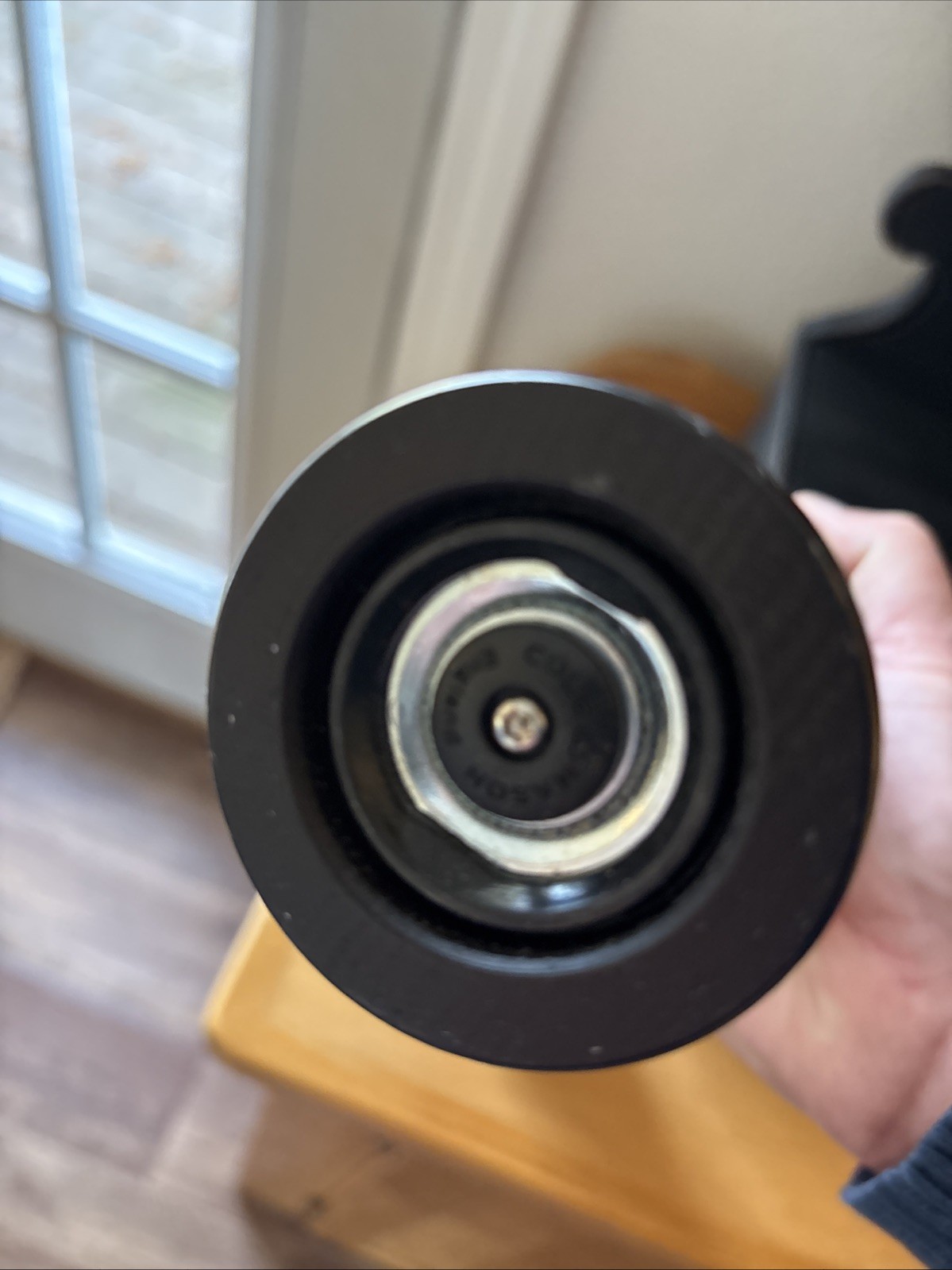 Cole & Mason Derwent Salt & Pepper Mill Set Black Wood Acrylic Grinder Used