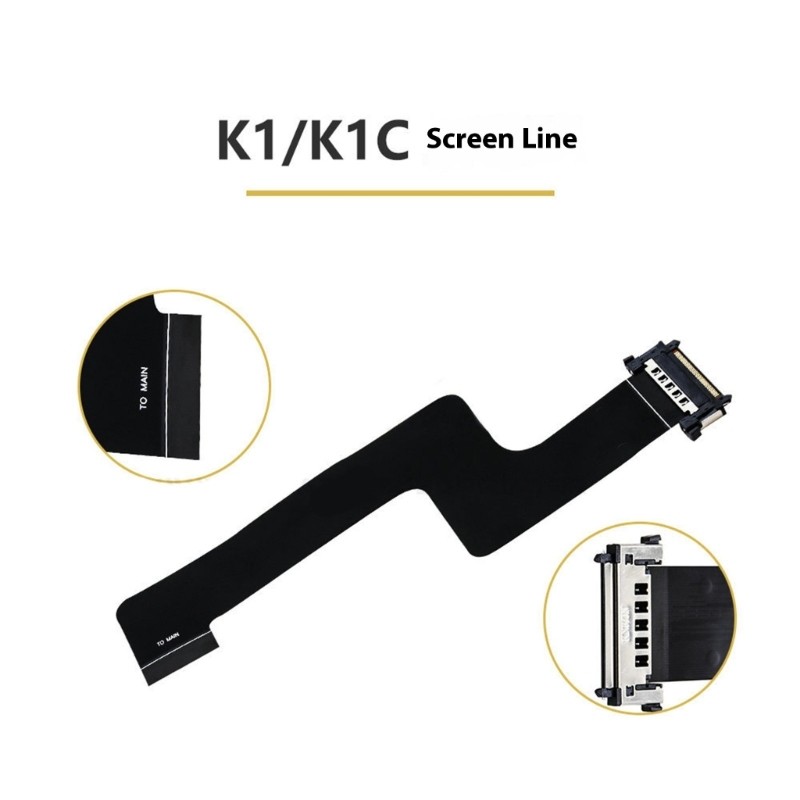 Display Screen Connection Flat Ribbon Cable for K1C 3D Printers AntiStatic