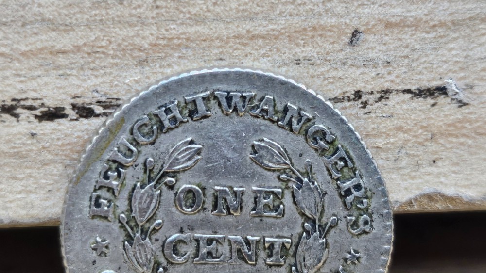 1837 Feuchtwanger's Composition One Cent "Hard Times"