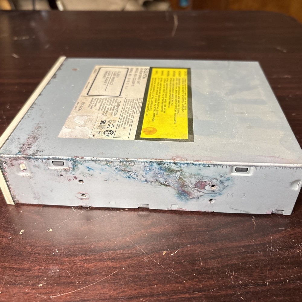 Sony CD-ROM Drive Unit CDU33A-01 Vintage 1994 - Untested