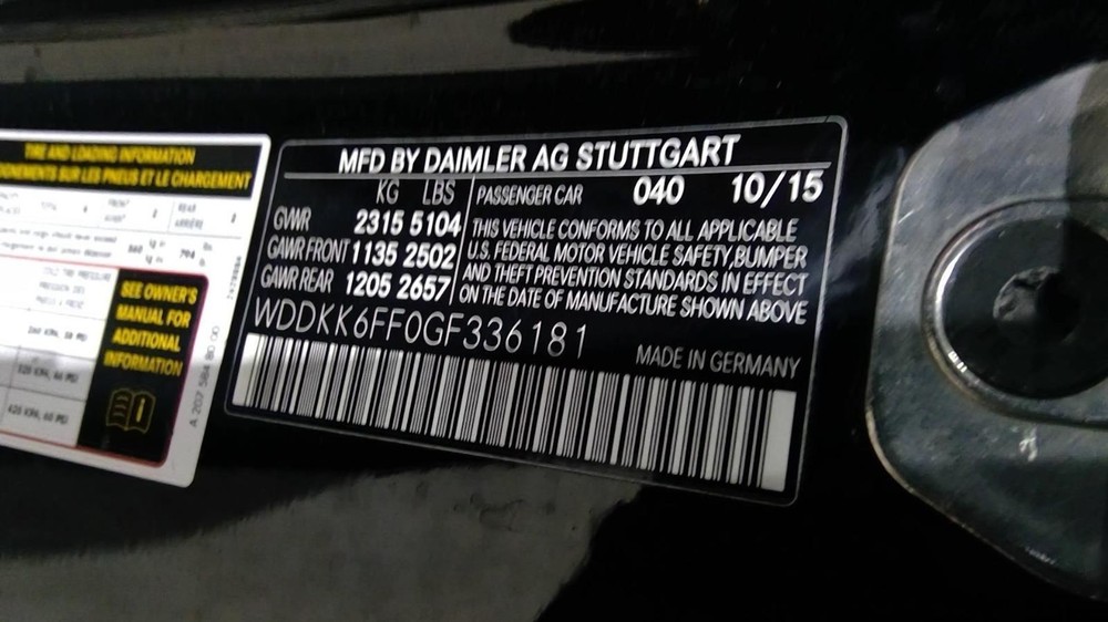 Temperature Control 207 Type Front Fits 15-17 MERCEDES E-CLASS 1027140