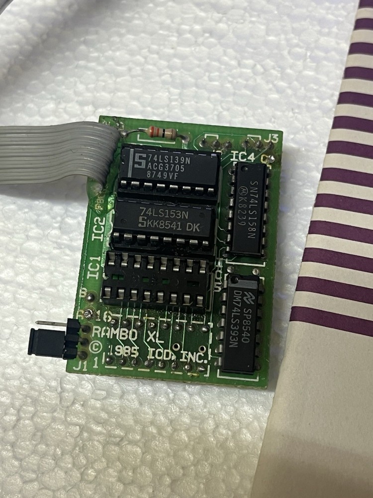 Atari Rambo XL 1985 icd 256k memory as is