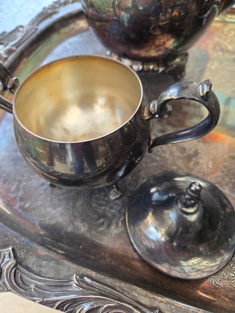 Oneida Silver 5 Piece Tea Set