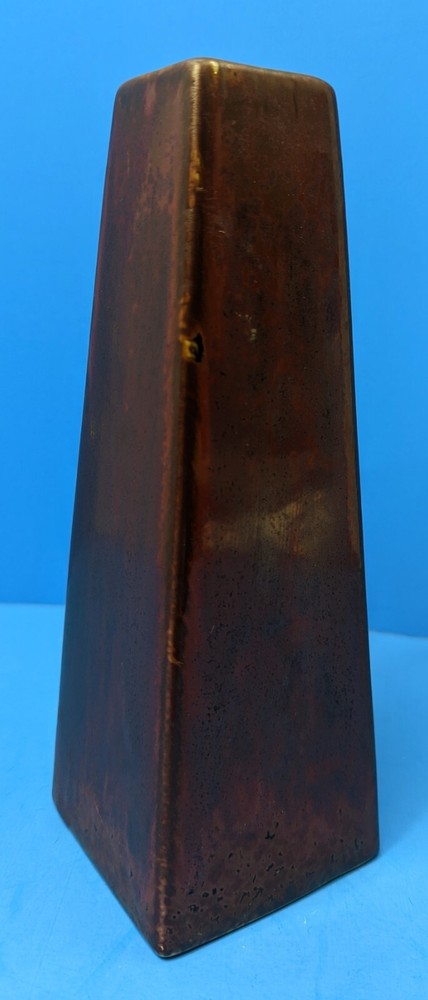 Ceramic Pillar Candle Stick Holder - Brown